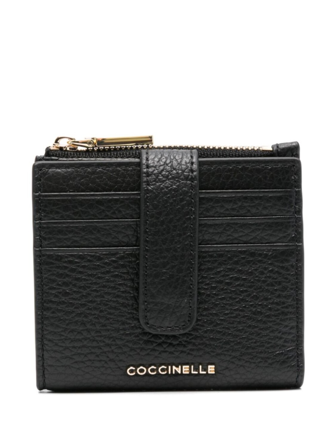 

Coccinelle маленький кошелек Metallic Soft, черный