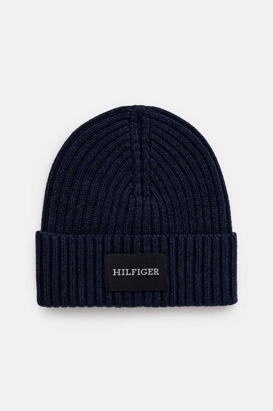 

Шапка из смесовой шерсти Tommy Hilfiger, темно-синий