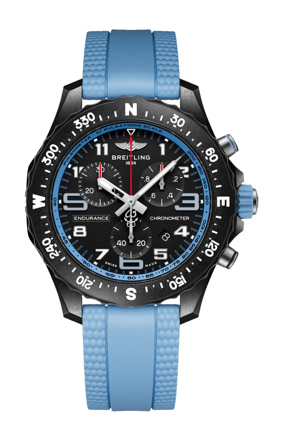 ЭНДЮРАНС ПРО 38 - X83310281B1S1 BREITLING, серебряный