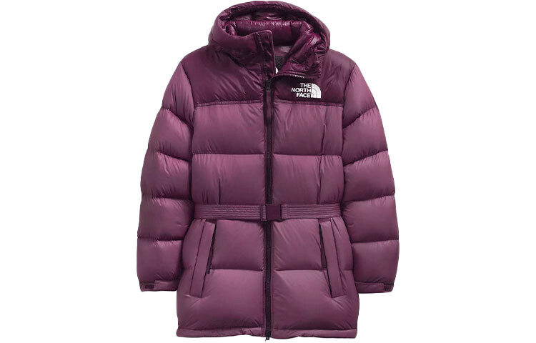 

Пуховик женский фиолетовый The North Face