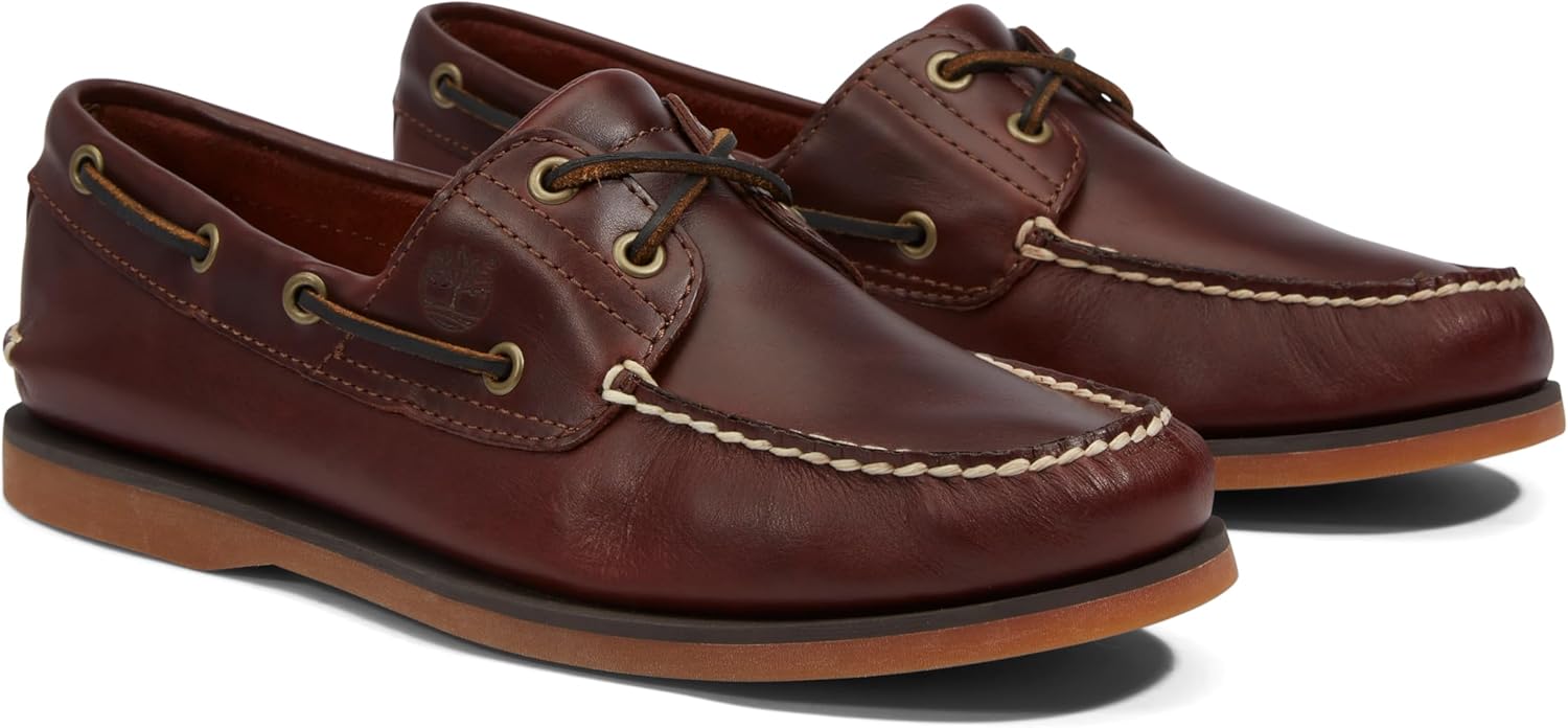Мужские классические двухглазковые топсайдеры Timberland, коричневый — фото 2