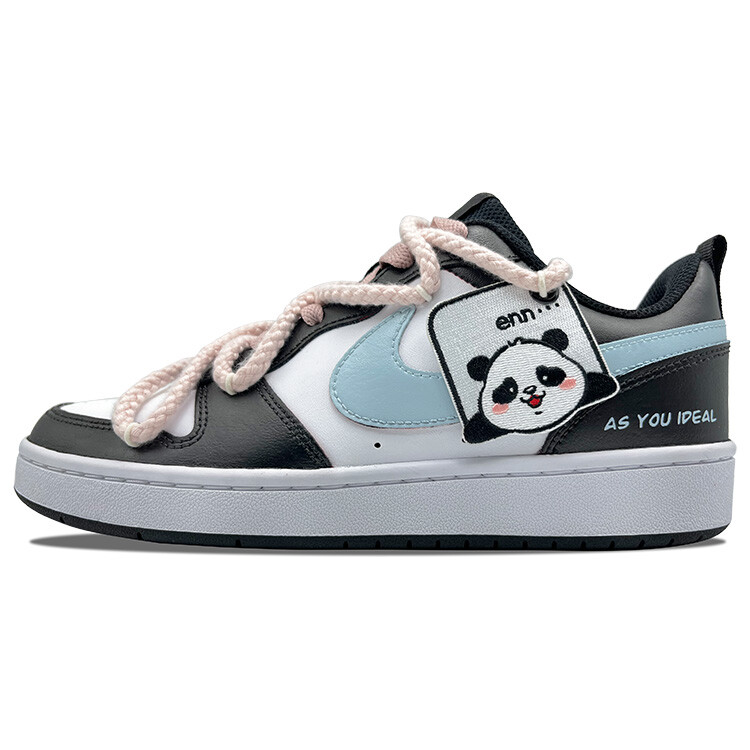 

Кроссовки Nike Court Borough Skateboard Shoes Women's Low-Top Black, черный