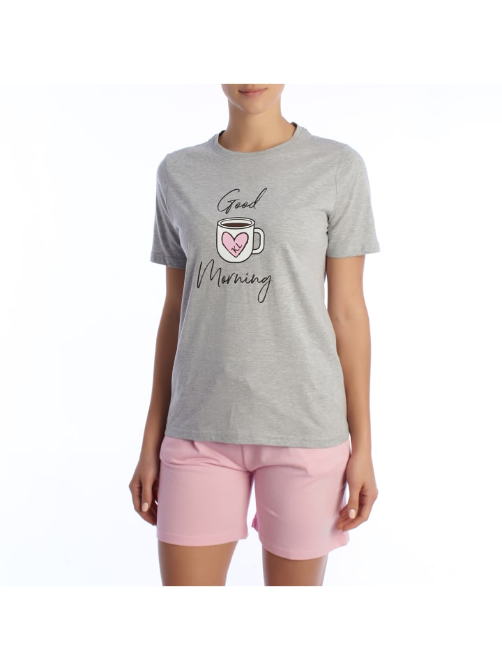 

Kisses and Love Серая пижама