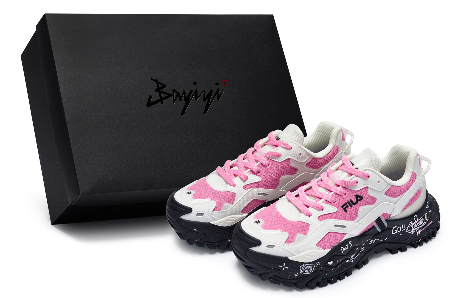 

Кроссовки FILA FUSION Bianco Lifestyle Shoes Women's Low-top Pink/white, розовый