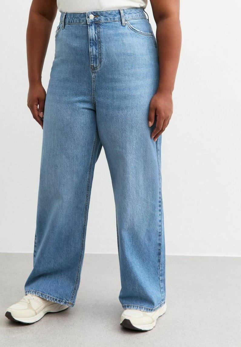 

Джинсы прямого кроя CURVES ADALAE HIGH WAISTED WIDE LEG New Look Curves, синий
