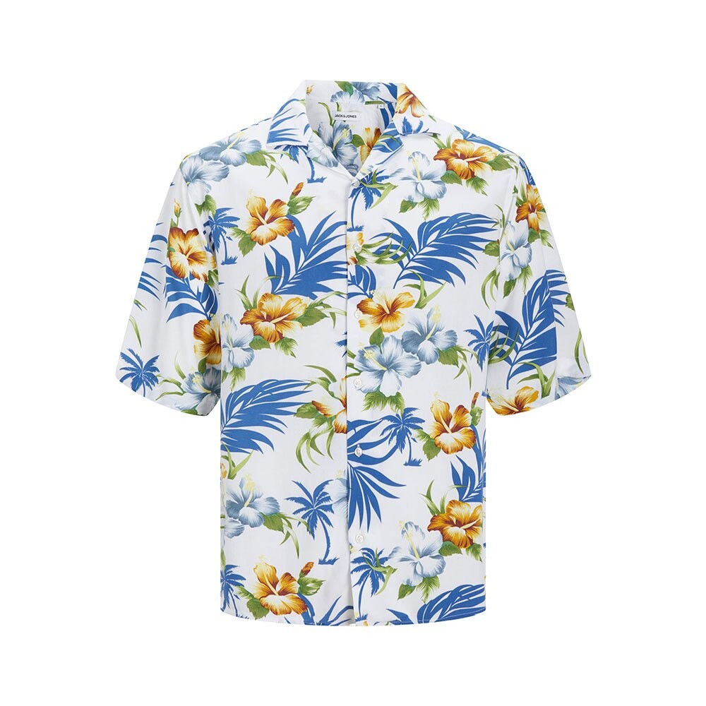 

Рубашка с коротким рукавом Jack & Jones 12250684 Ejeff Aop Resort, Разноцветный