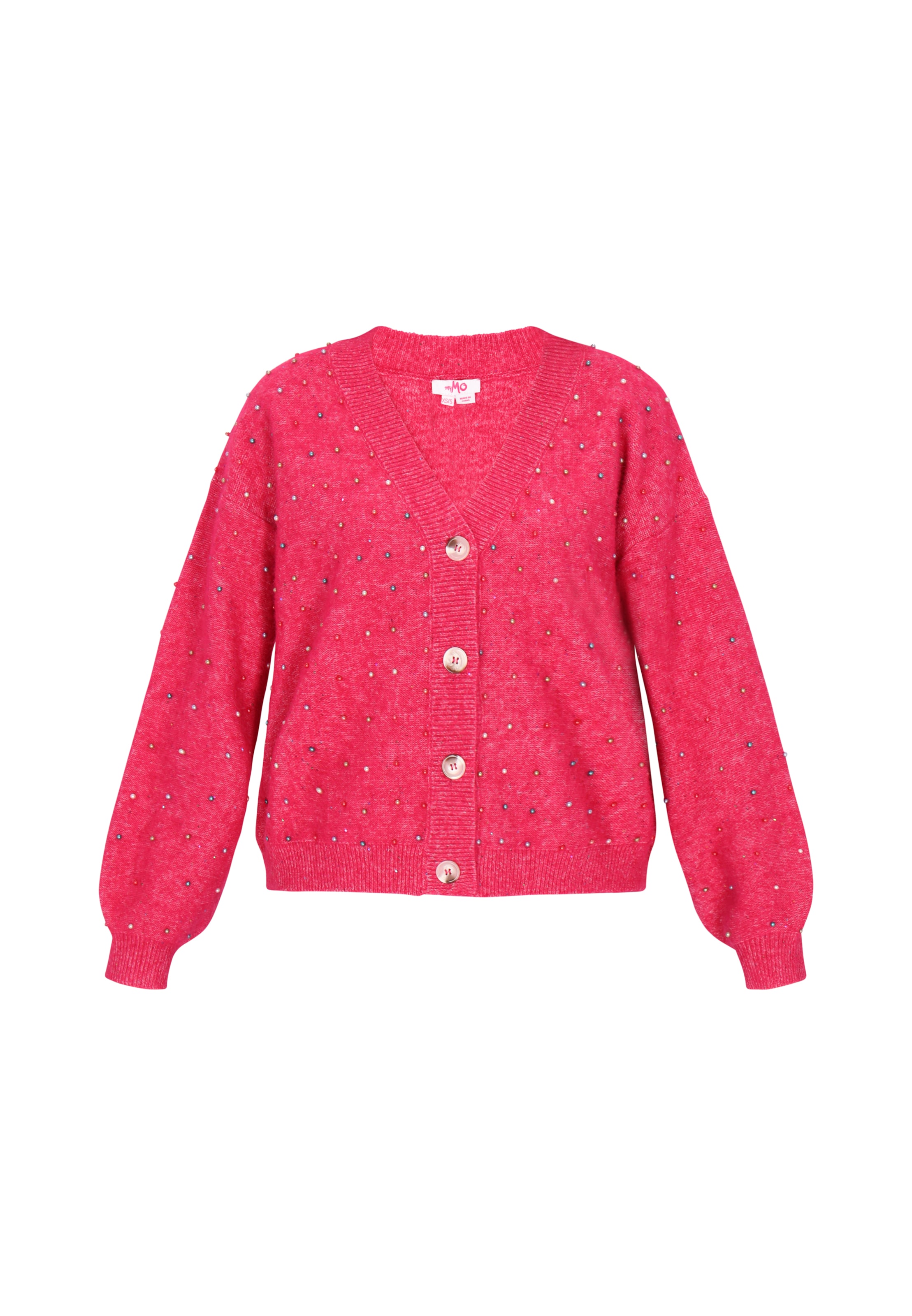 

MYMO Кардиган вязаный в малиновом цвете