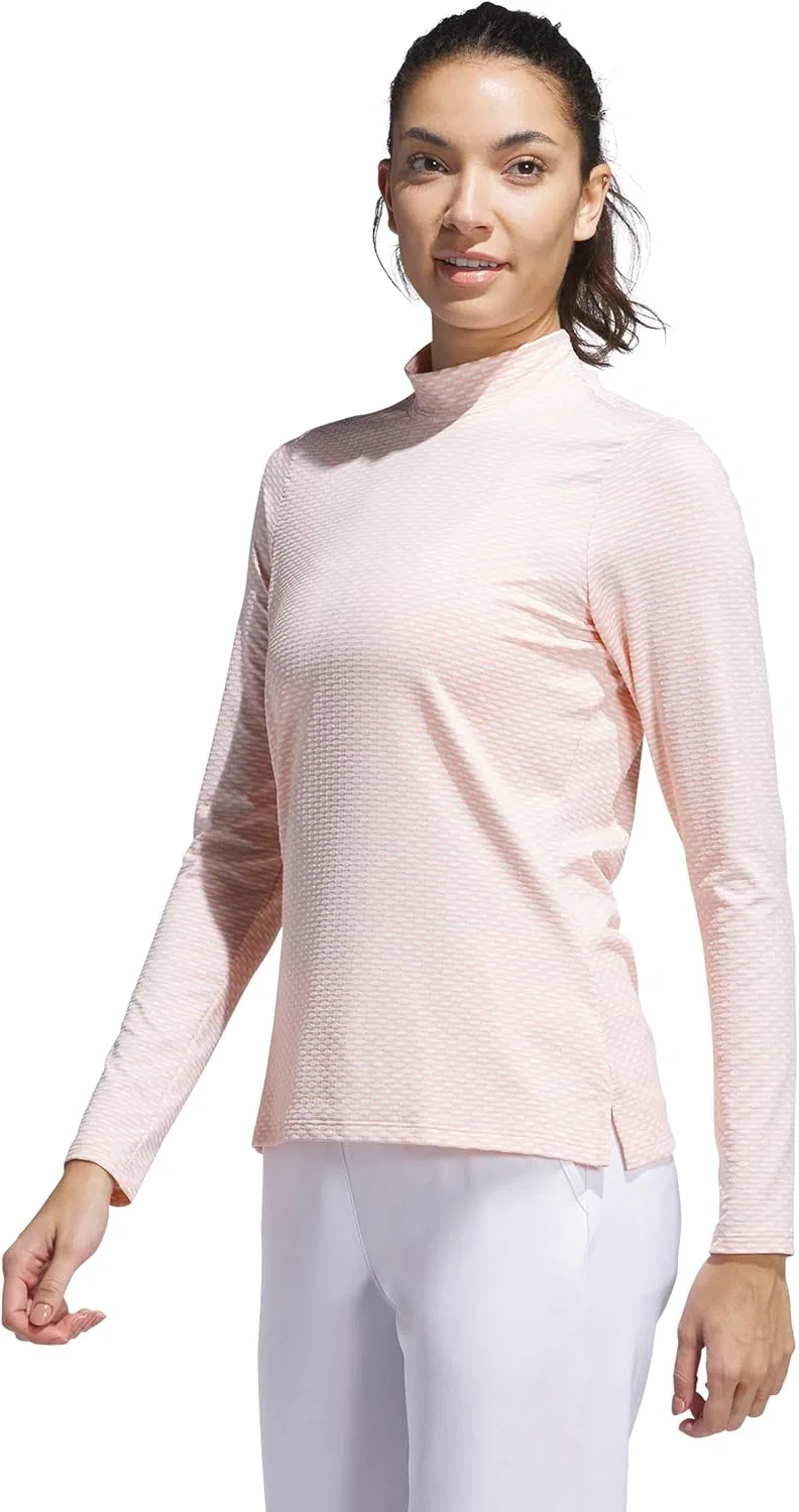 Женская футболка с длинным рукавом Adidas Beyond Two Tone Mesh, Powder Coral — фото 2
