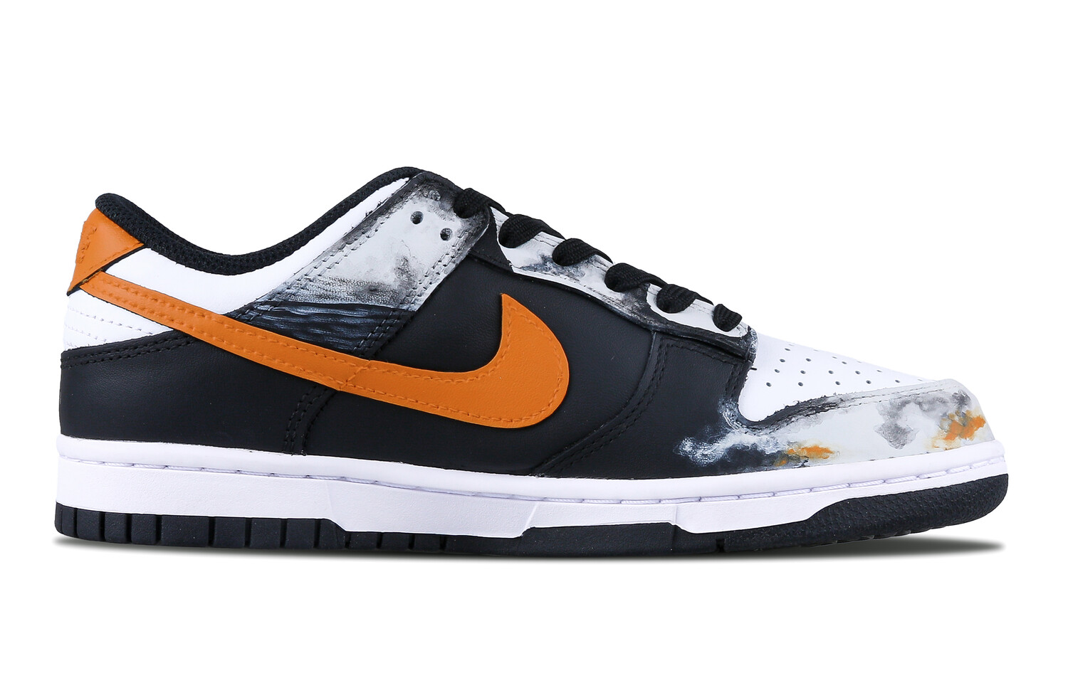 

Кроссовки Nike Dunk Skateboarding Shoes Women's Low-top Black, цвет Orange