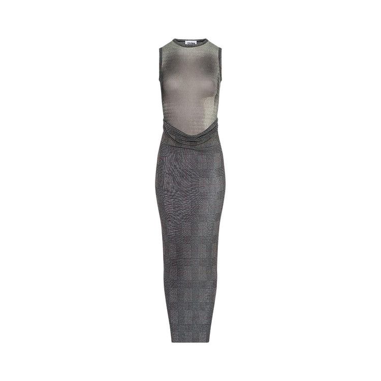 

Платье Jean Paul Gaultier Mesh Long Dress Double Layer Printed Body Shadow And Prince Of Wales, Light Grey/Vanilla/Red