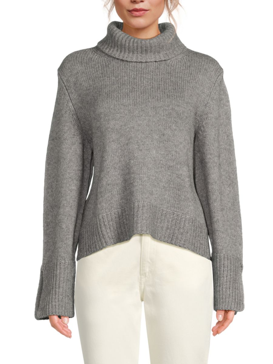 

Водолазка из шерстяной смеси Naadam, цвет Medium Grey