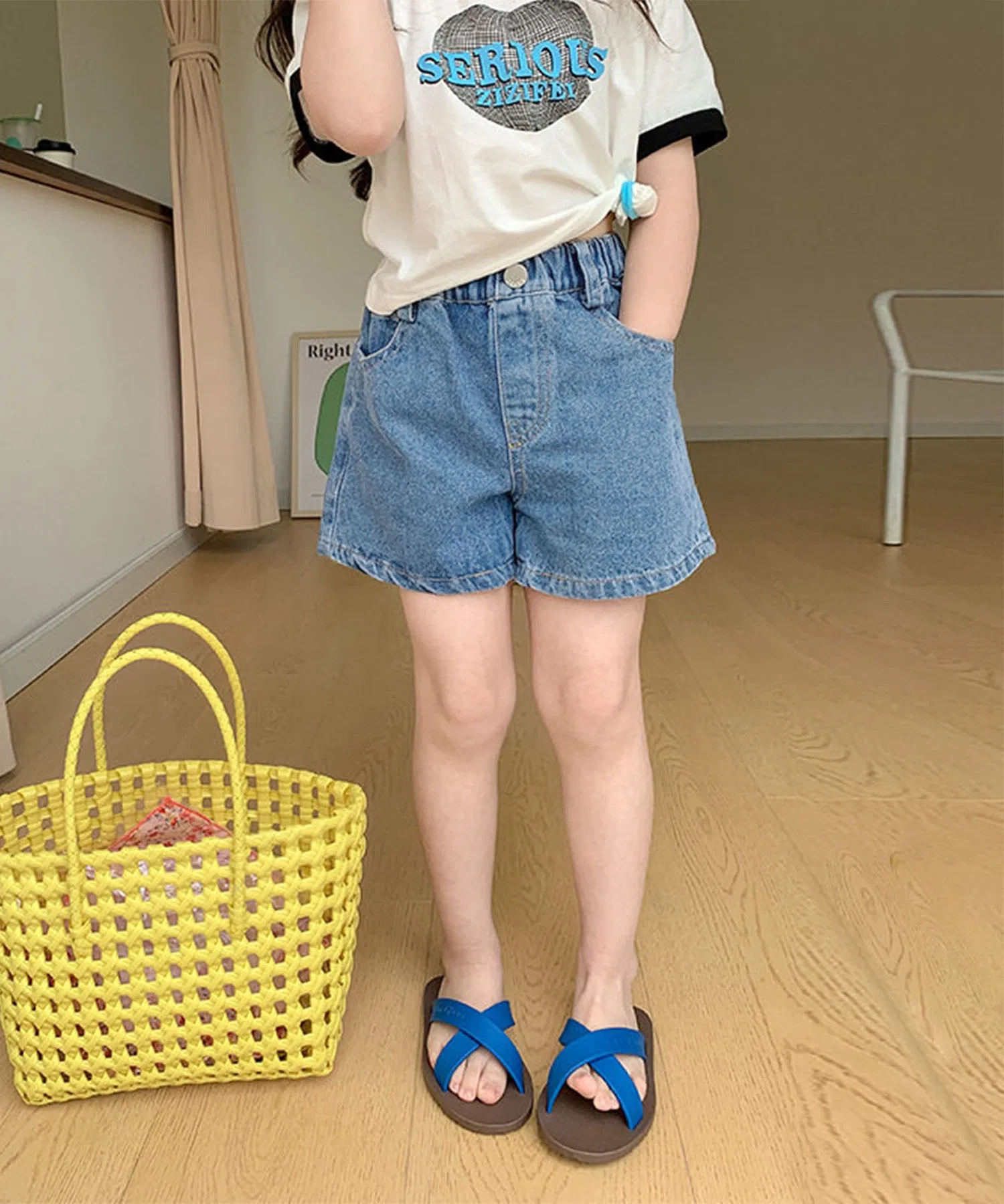 【aimoha-KIDS-】Джинсовые шорты (SS) — фото 3
