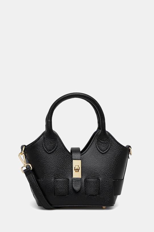 

Кожаная сумка Answear.Lab, черный