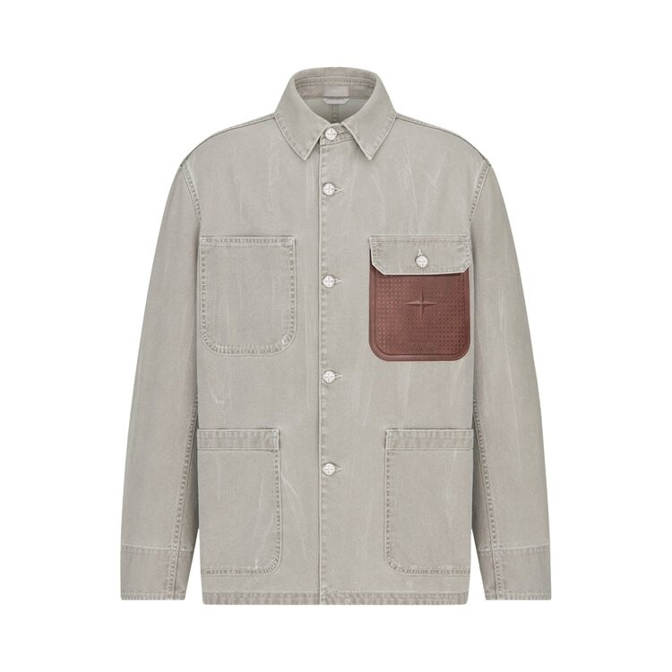 

Куртка Dior x Stone Island Jacket, серый