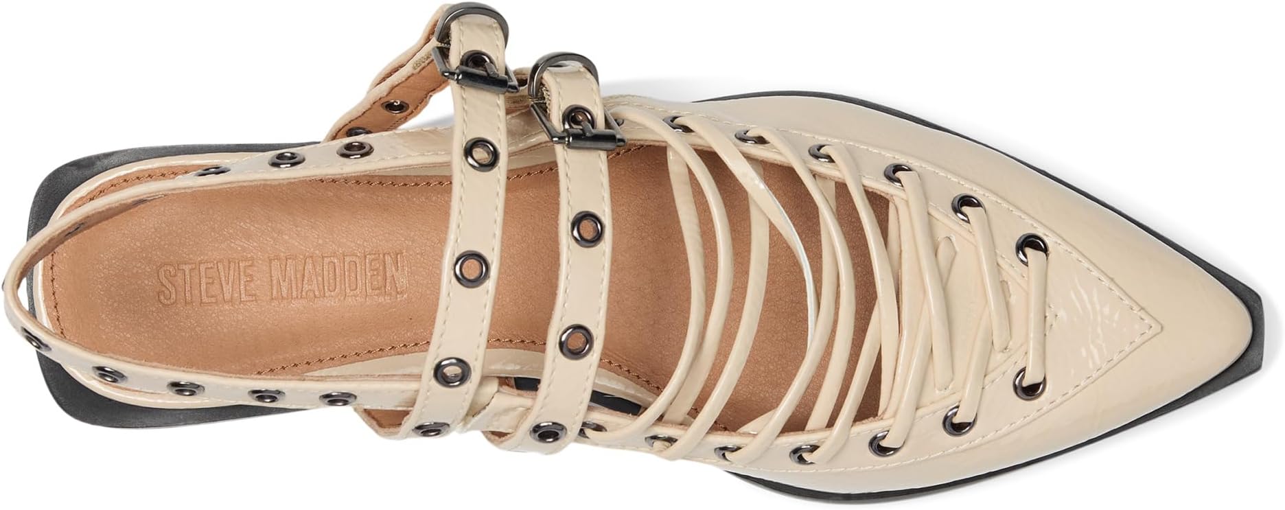Сандалии Steve Madden Galanti, цвет Bone Patent — фото 2