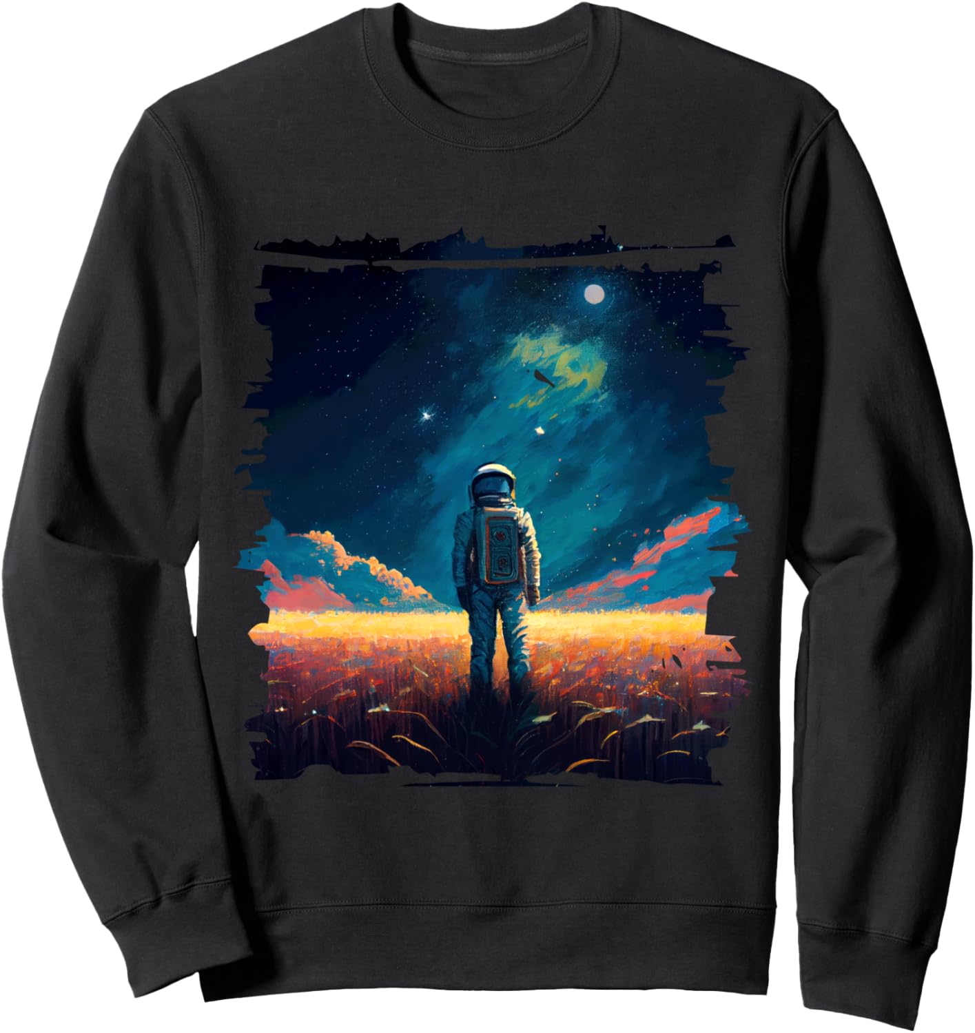 

Астрономические наблюдения, космонавт, космический пейзаж, ночное небо, толстовка Astronaut Space Galaxy Cosmic Exploration, черный