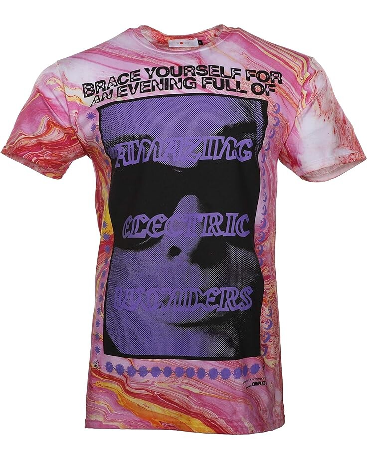 

Футболка Complexcon Rokit x ComplexCon Electric Wonders Tee, цвет Tie-Dye