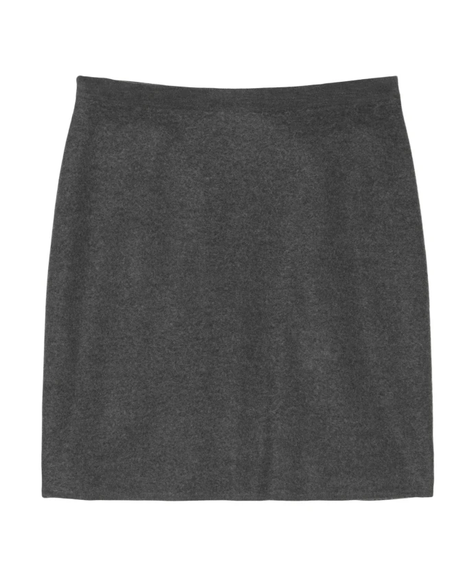 

Фасонная мини-юбка из шерсти Marc O'Polo, серый