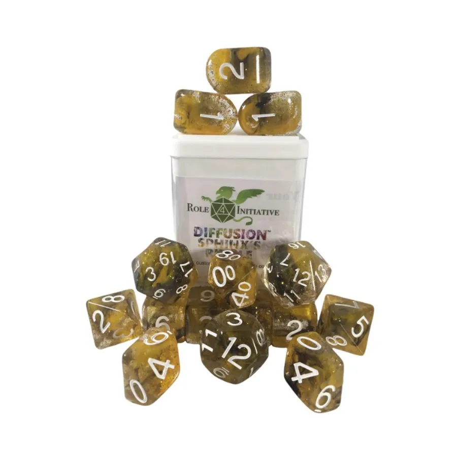 

Набор Diffusion Poly — Загадка Сфинкса с цифрами (15), Class & Creature Dice - Poly Sets