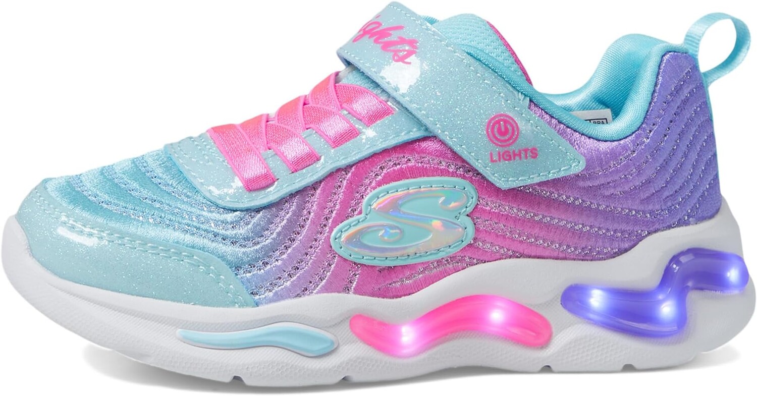Кроссовки SKECHERS KIDS Wavy Beams - Ombre Express 302327L, цвет Mint — фото 4