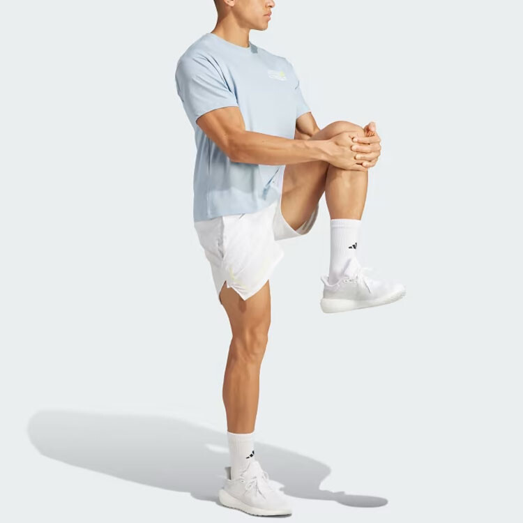 Футболка BREAK THE NORM унисекс светло-голубая Adidas, светло-голубой — фото 4