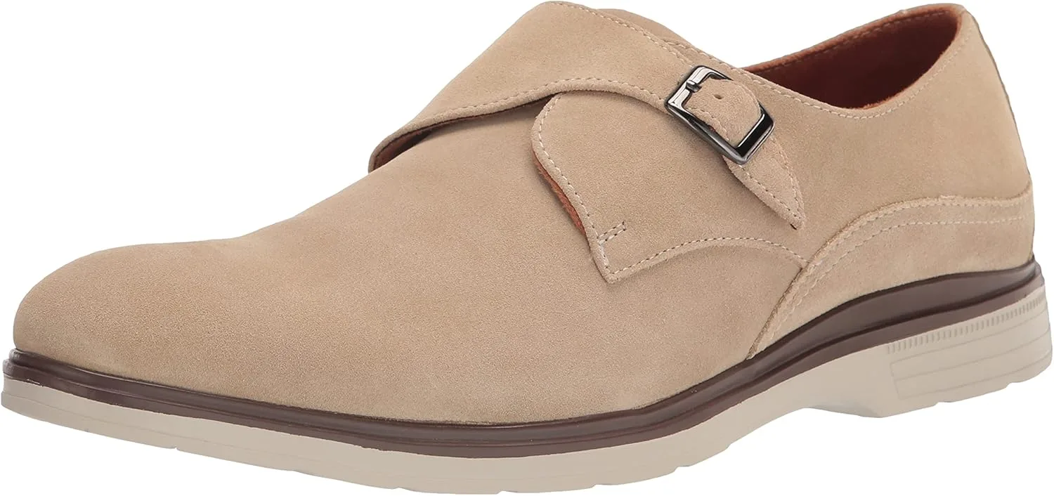 Туфли-монки Stacy Adams Taylen Monk Strap Monk Buckle Shoe, каменный