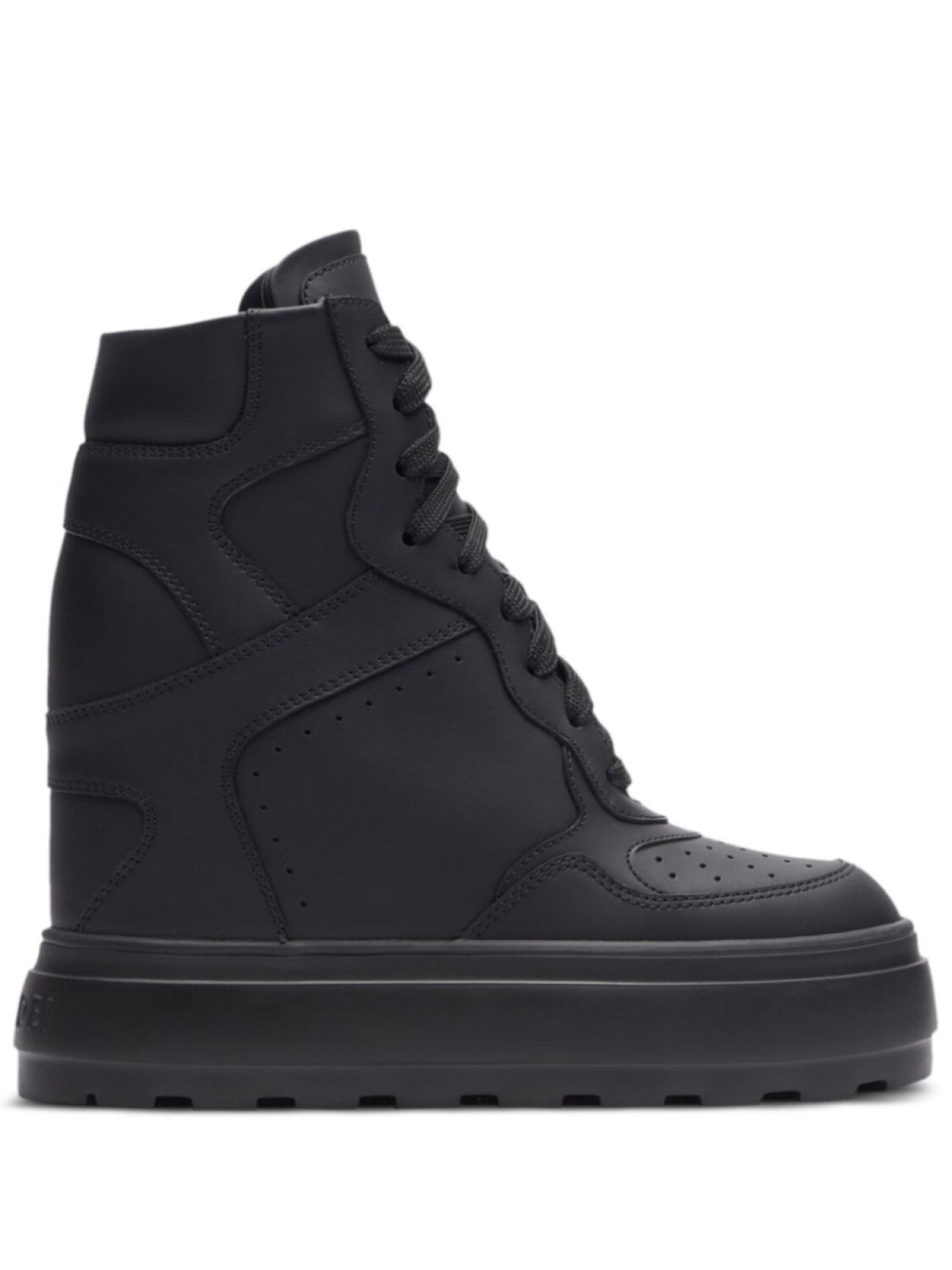 Кеды на танкетке Casadei, черный