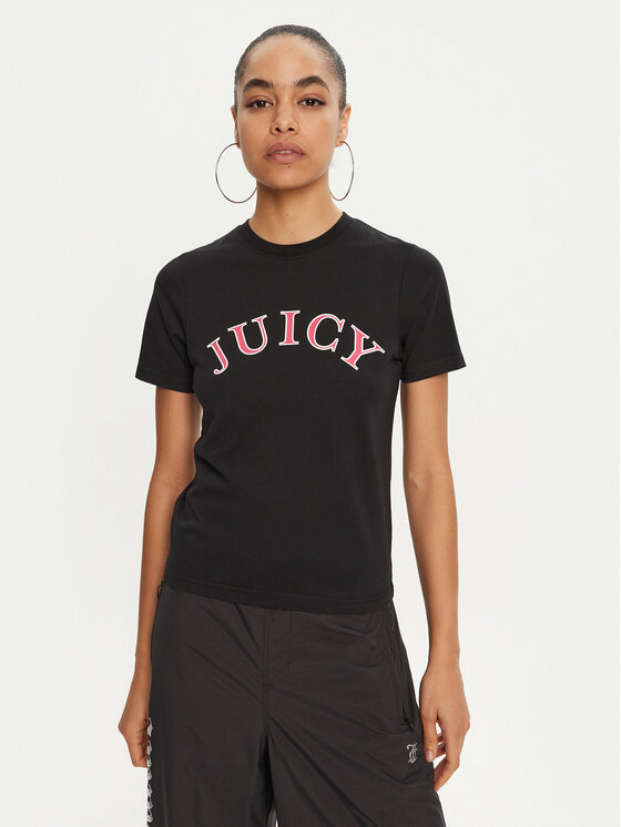 

Футболка стандартного кроя Juicy Couture, черный