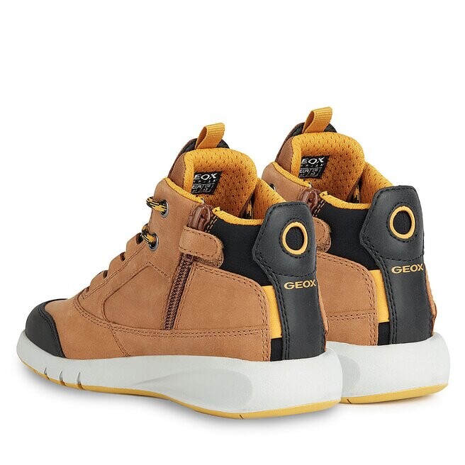 Вьетнамки Geox J Aeranter Boy Abx J04CYA 0CL11 C6F2G S Brown/Dk Yellow, коричневый — фото 3