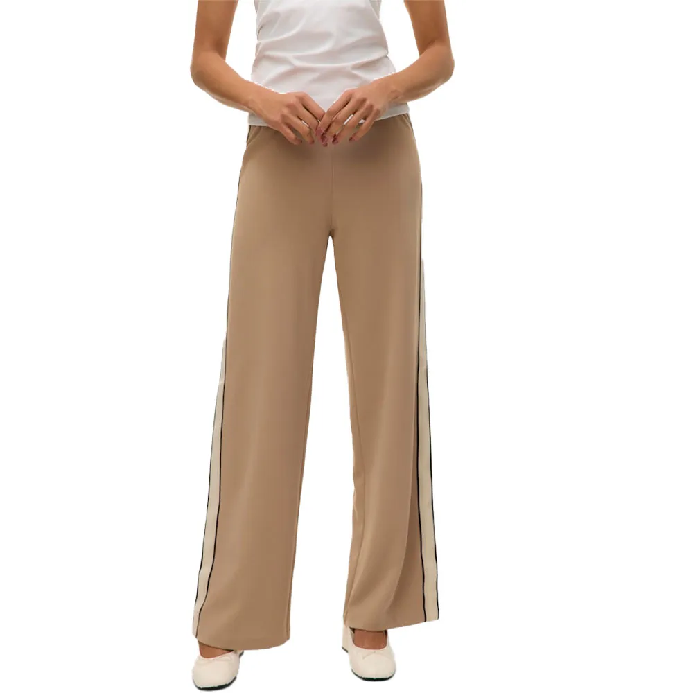 

Брюки Vero Moda Berlin Wide Leg Fit Panel, бежевый