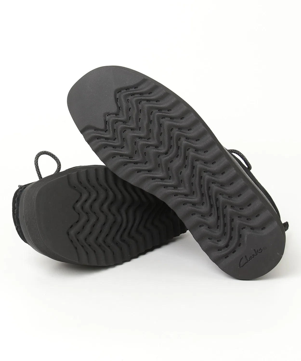Ботинки Wallabee FTR Hi из замши и ткани, бренд Clarks, на подошве EVA, цвет санд-бежевый — фото 3