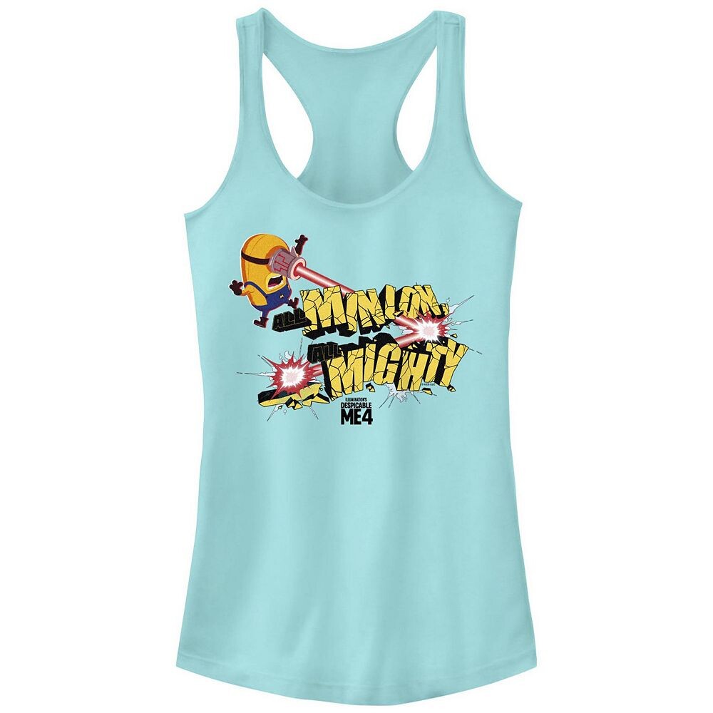 

Детская майка Despicable Me 4 All Minion All Mighty Racerback Licensed Character, цвет Cancun