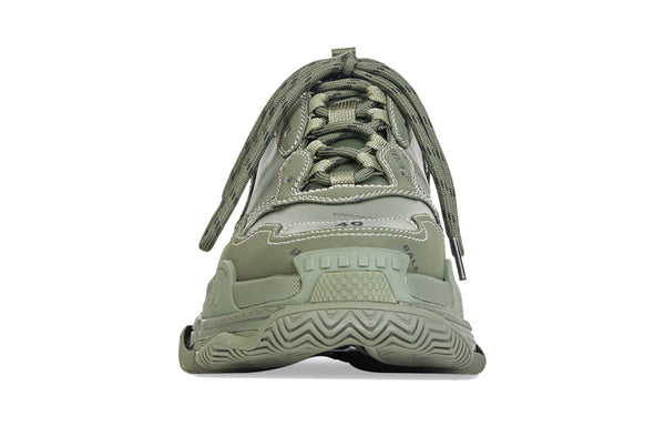 Кроссовки triple s 'allover logo - dark green' Balenciaga, зеленый — фото 3