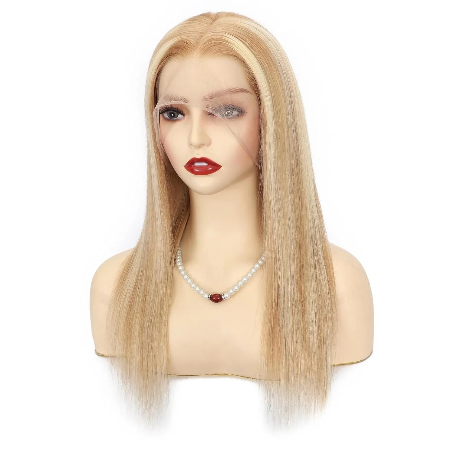 Парик из натуральных волос «Blonde Highlights P27/613#», 100% человеческие волосы, 14 дюймов Larafona, P27/613# — фото 3