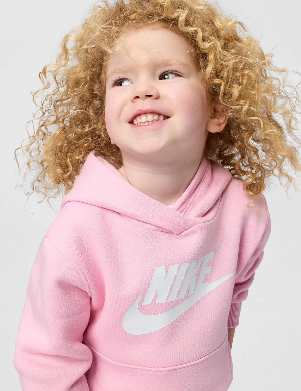 Детский спортивный костюм Nike с логотипом, Medium Soft Pink — фото 2