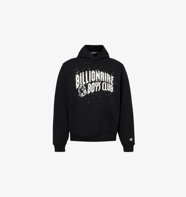 

Толстовка из хлопкового джерси с фирменным принтом, украшенная стразами Billionaire Boys Club, черный