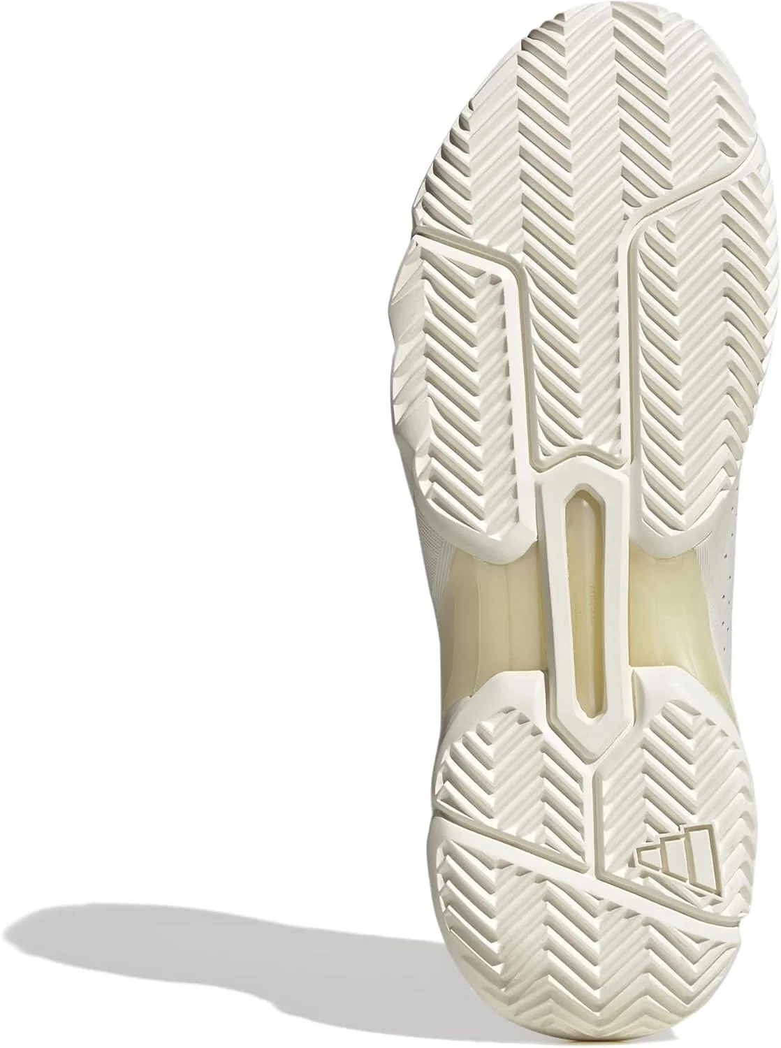 Кроссовки теннисные adidas Courtjam Control 3 Premium, Chalk White/Team Victory Red — фото 3