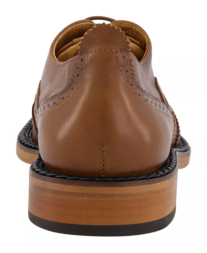 Мужские классические туфли Wingtip White Label KARL LAGERFELD PARIS, коричневый — фото 3