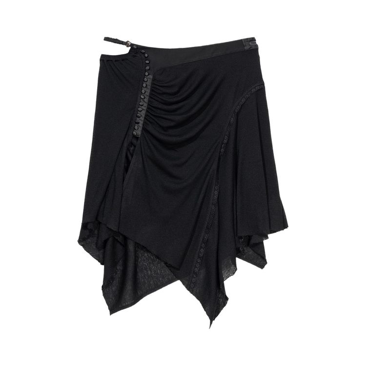 

Юбка Hyein Seo Shirring Skirt 'Black', черный