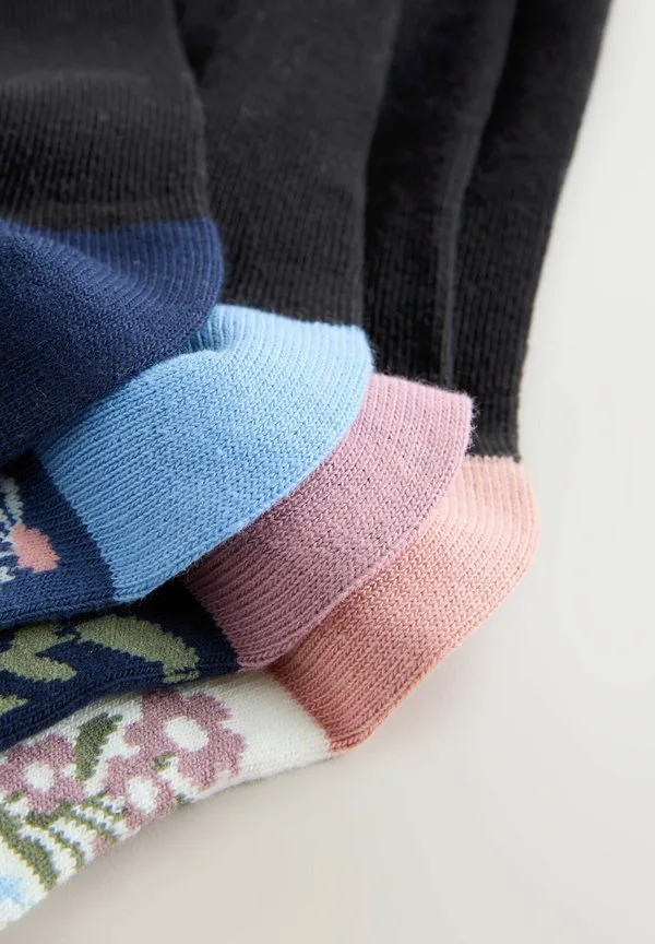 Комплект из 4 носков до щиколотки с анатомической стелькой. Next, Floral Print — фото 3