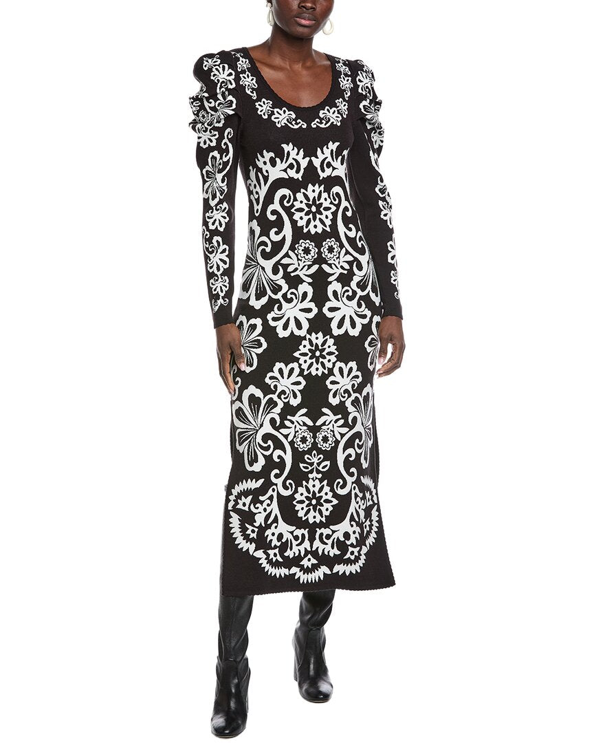 

Вязаное платье FARM Rio Cashew Mandala, розовый