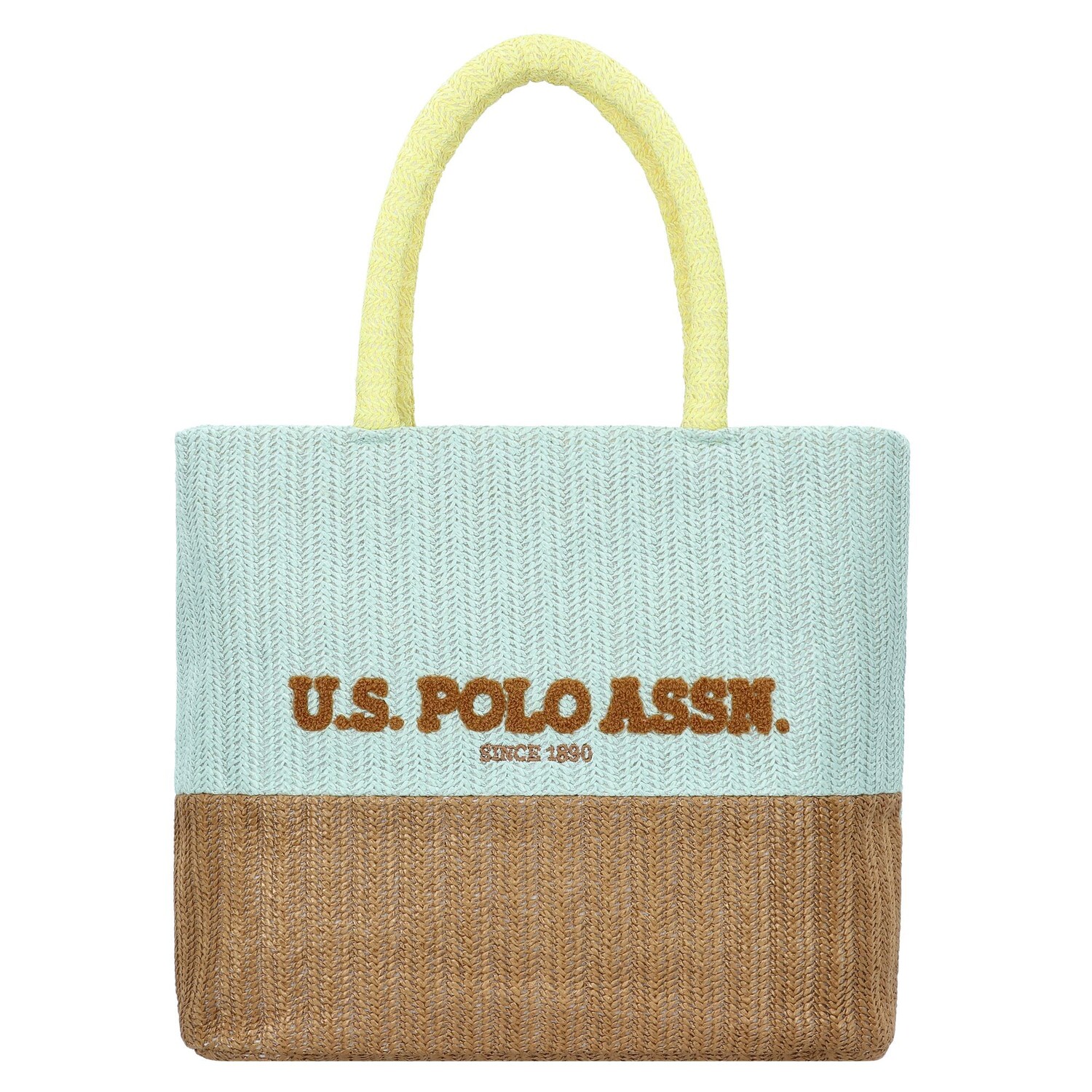 

Сумка через плечо U.S. Polo Assn. Straw 04 38 cm, цвет brown green