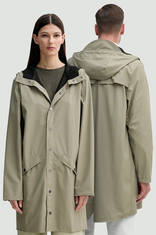 

Длинная куртка Long Jacket W1 Rains, зеленый