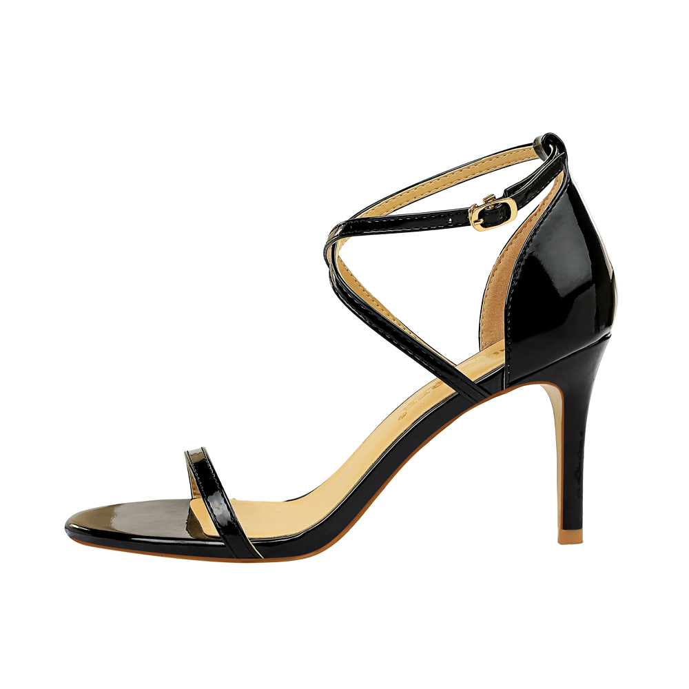 QITUMAUL Сандалии на бретельках 8 см женские красные, цвет Red[Heel Height 8cm] — фото 3