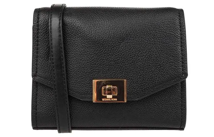 

Сумка-мессенджер Cassie из коровьей кожи, черная женская сумка через плечо MICHAEL KORS