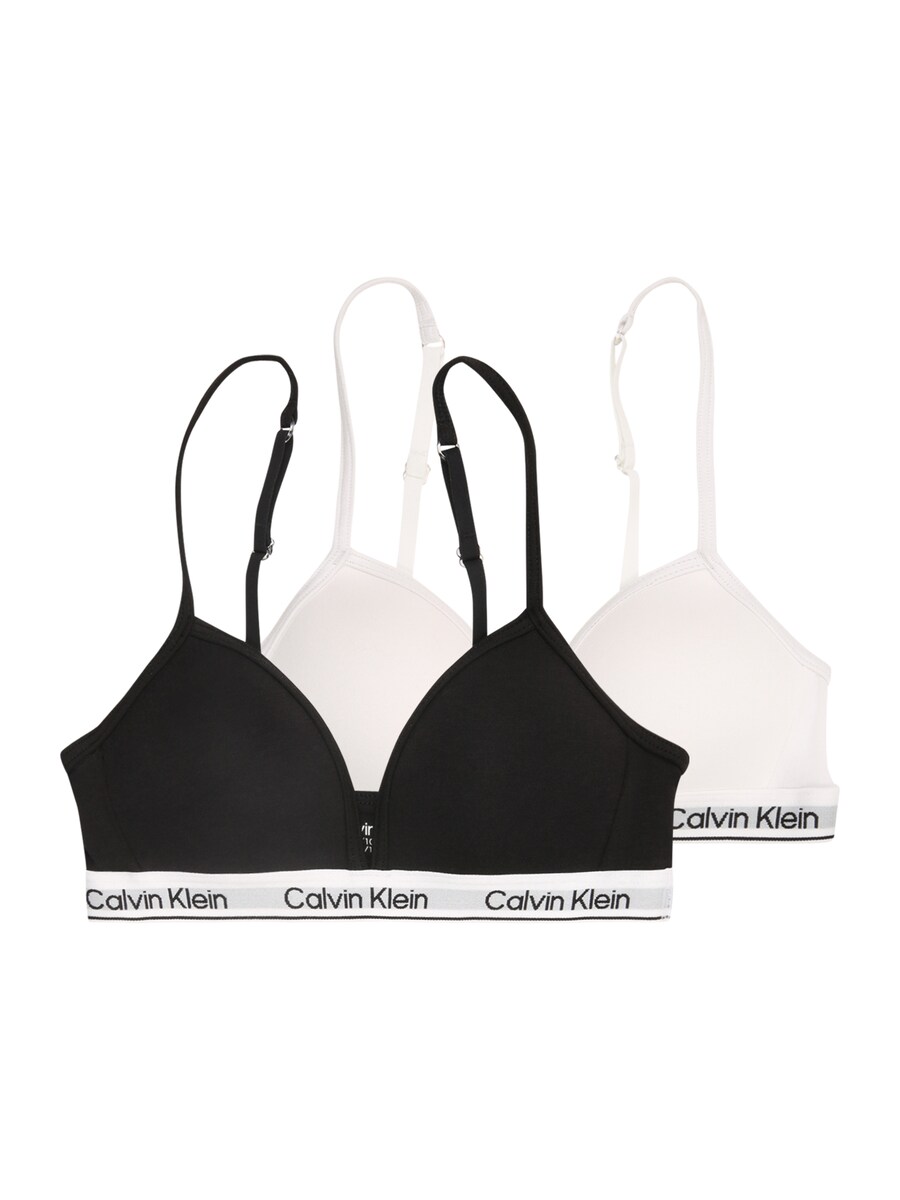 

Треугольный бюстгальтер Calvin Klein Underwear, черный/белый