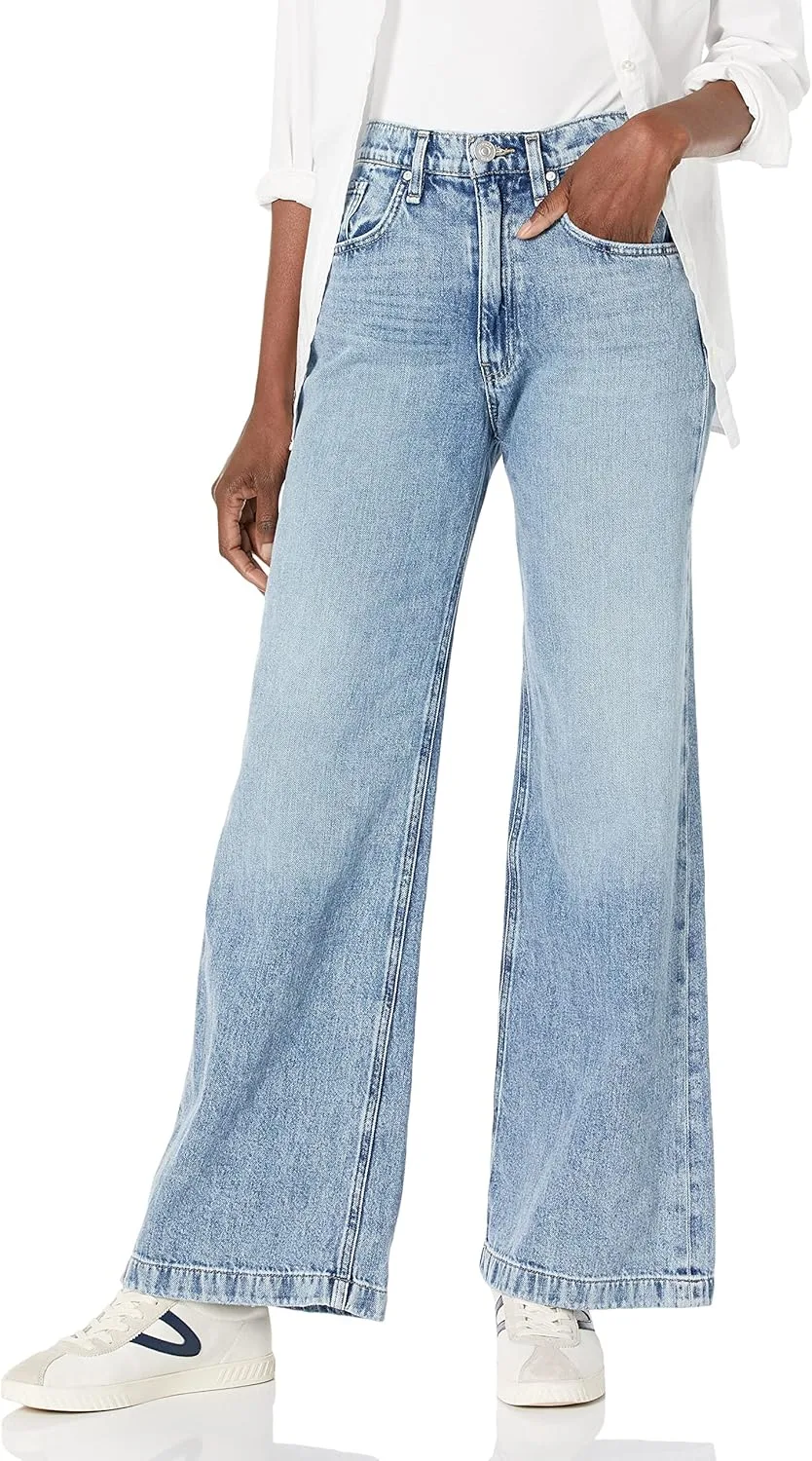 

Hudson женские джинсы Jodie High Rise Loose Fit Wide Leg