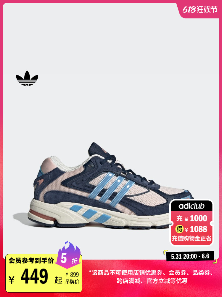 

Кроссовки сетчатые Adidas Lover Response, темно-синий / голубой