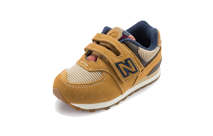 Кроссовки для малышей 574 Wide New Balance Коричневые — фото 4
