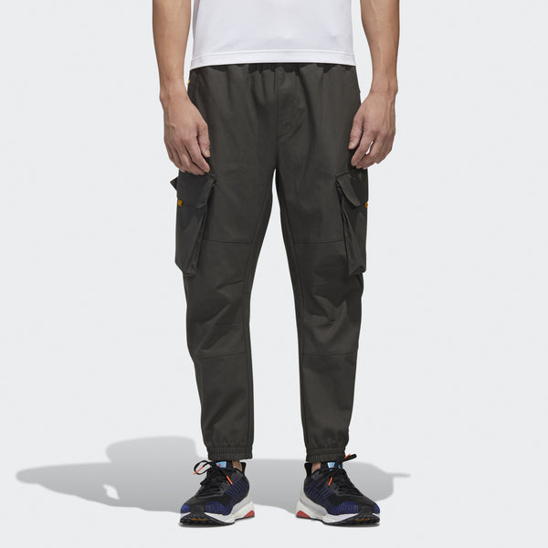 Брюки th pnt cargo pocket woven bundle feet casual long pants brown Adidas, коричневый — фото 3